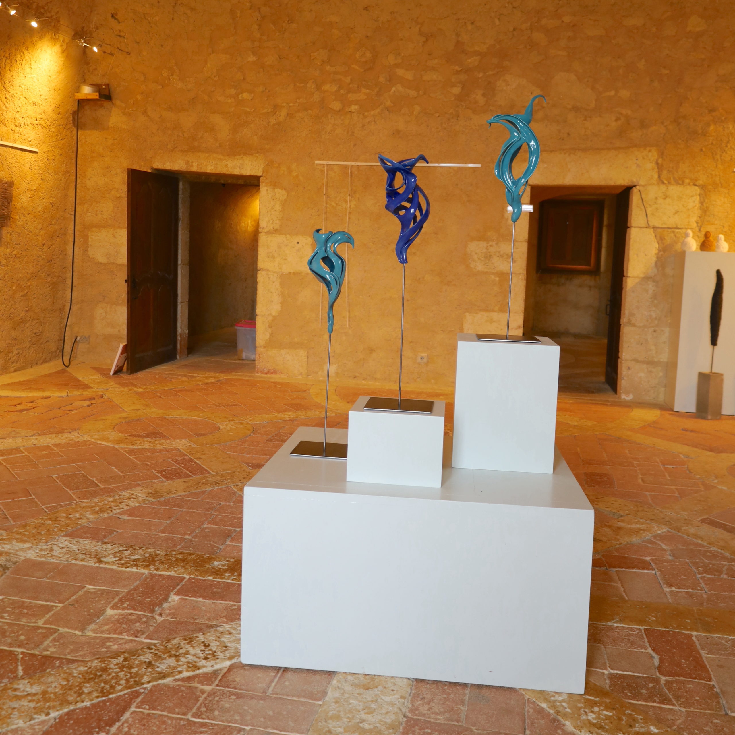 Julie Espiau expose ses sculptures céramiques au centre d'art du gers au Château de lavardens du 10 mars au 5 novembre 2023